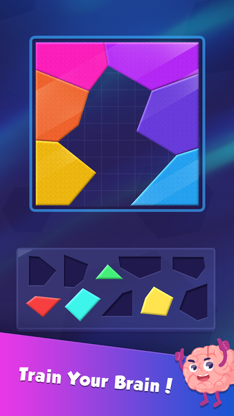 Polygon Puzzle - Gameplay image of android game