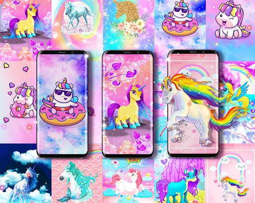 Unicorn live wallpaper - Image screenshot of android app