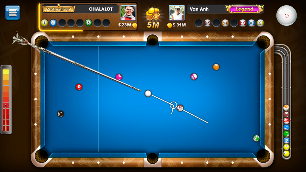 Billiards ZingPlay 8 Ball Pool - Image screenshot of android app