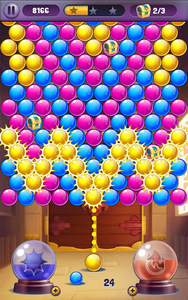 Treasure Bubble Pop - Gameplay image of android game