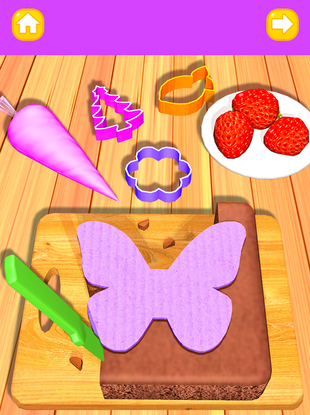 Cake Art: Pop It Baking Games - Gameplay image of android game