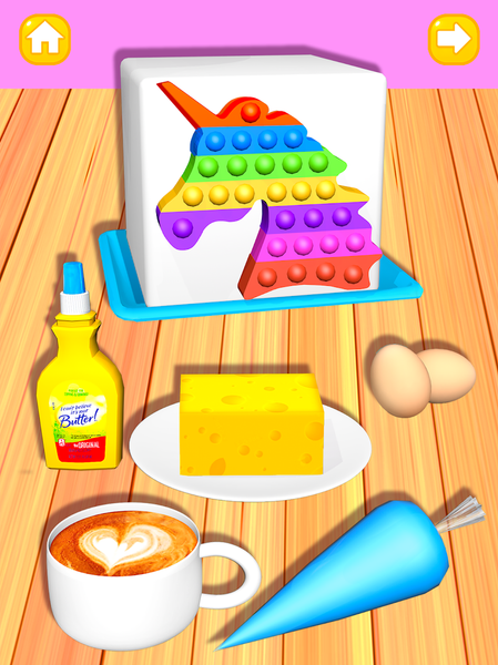 Cake Art: Pop It Baking Games - Gameplay image of android game