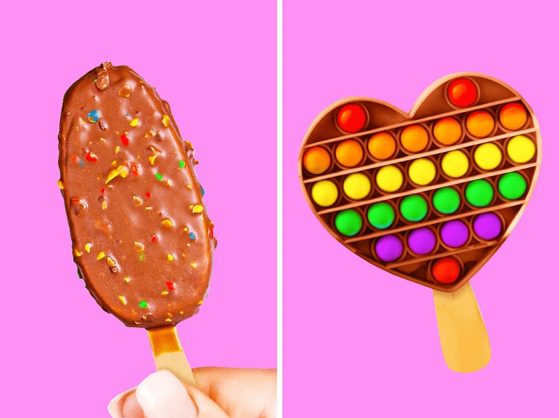 Chocolate Pop It DIY Games - عکس بازی موبایلی اندروید