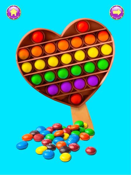 Chocolate Pop It DIY Games - عکس بازی موبایلی اندروید