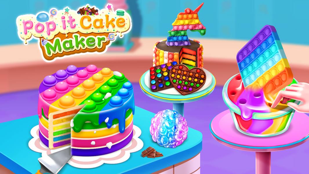 Pop it Chocolate Cake Maker - عکس بازی موبایلی اندروید