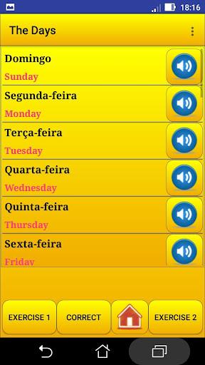 Learning Portuguese language ( - Image screenshot of android app
