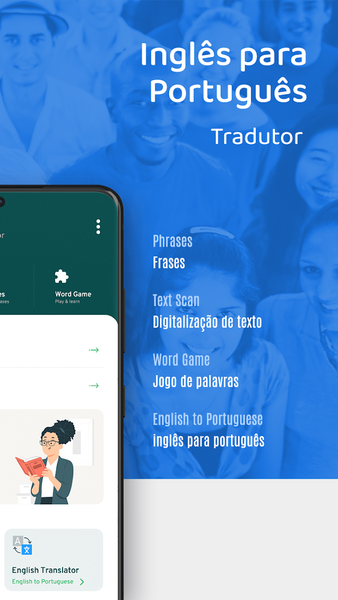 Portuguese English Translator - عکس برنامه موبایلی اندروید
