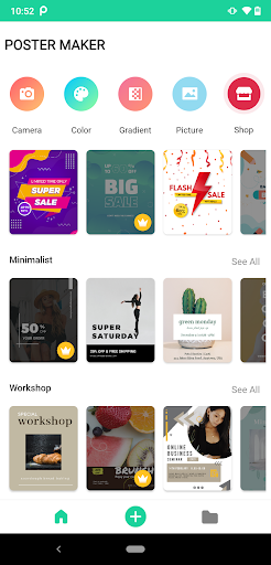 Poster Maker & Poster Designer - Image screenshot of android app