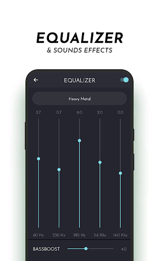 PowerAudio Plus Music Player - عکس برنامه موبایلی اندروید