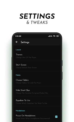 PowerAudio Plus Music Player - عکس برنامه موبایلی اندروید