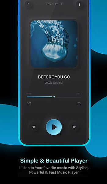 Music Player Galaxy S24 Ultra - Image screenshot of android app