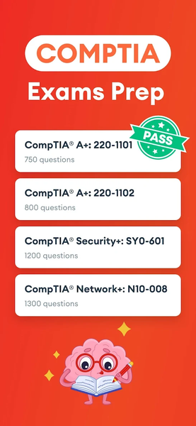 CompTIA® Exam Prep 2025 - Image screenshot of android app