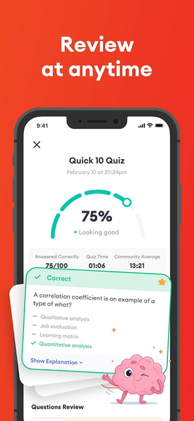 CompTIA® Exam Prep 2025 - Image screenshot of android app
