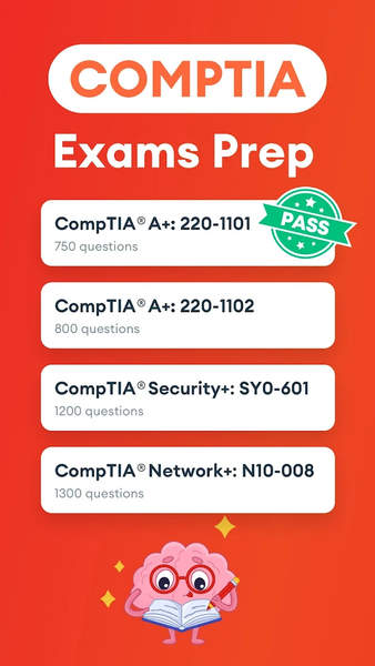 CompTIA® Exam Prep 2025 - Image screenshot of android app
