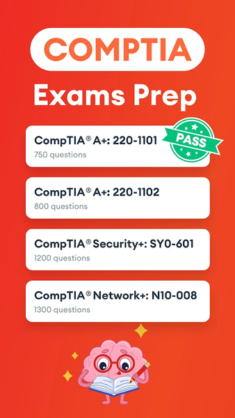 CompTIA® Exam Prep 2025 - Image screenshot of android app
