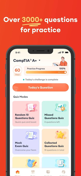 CompTIA® Exam Prep 2025 - Image screenshot of android app