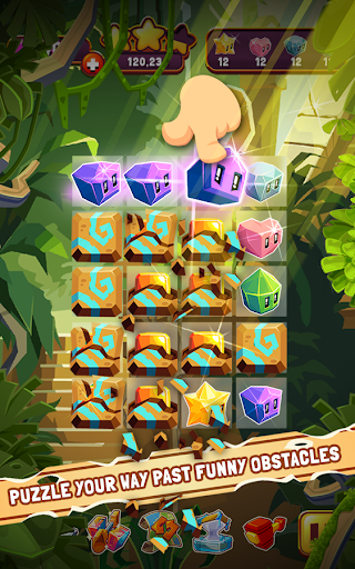 Jungle Cubes - Gameplay image of android game