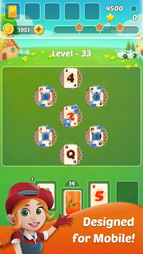 TriPeaks Solitaire Farm - عکس بازی موبایلی اندروید