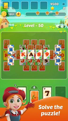 TriPeaks Solitaire Farm - عکس بازی موبایلی اندروید