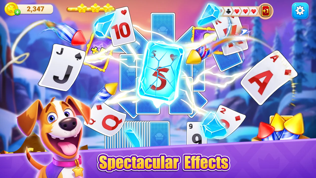 Solitaire TriPeaks K - Gameplay image of android game