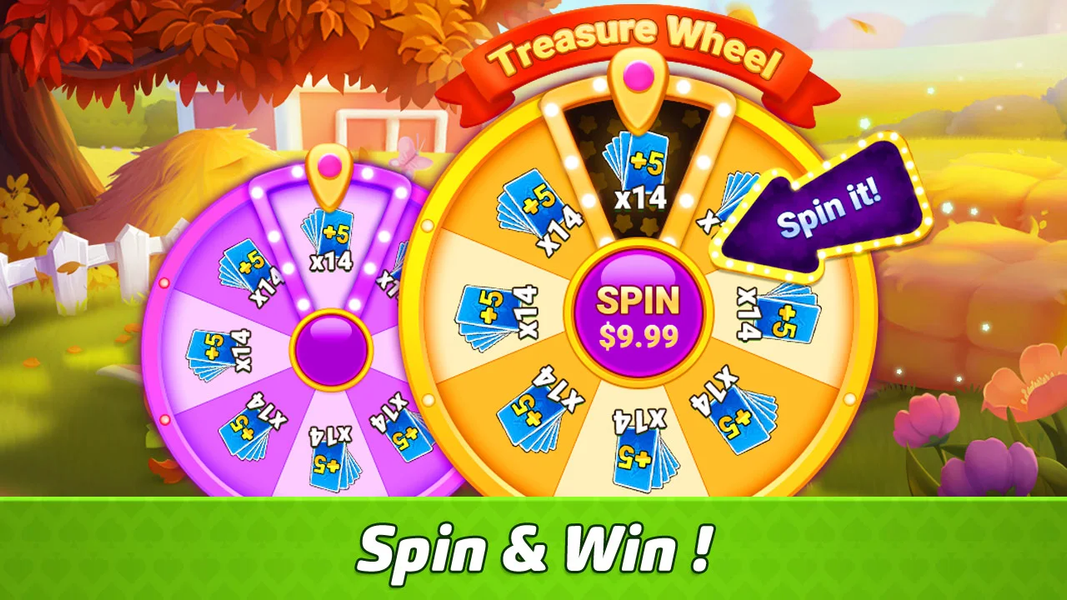 TriPeaks Solitiare Farming - عکس بازی موبایلی اندروید