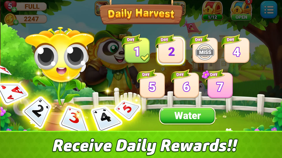 TriPeaks Solitiare Farming - عکس بازی موبایلی اندروید