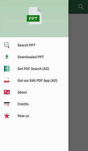 Slide Downloader : Powerpoint PPT Download, Search - عکس برنامه موبایلی اندروید