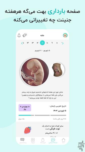 گهواره: بارداری و کودک - Image screenshot of android app