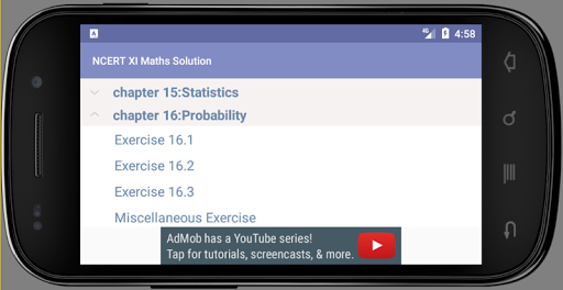 11th Maths NCERT Solution - Image screenshot of android app