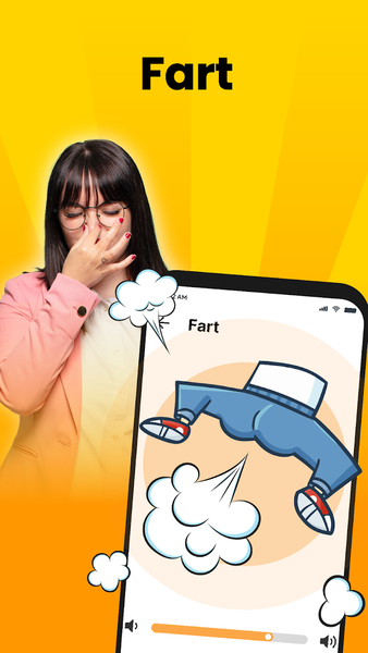 Funny Prank Sounds: Fart, Horn - Image screenshot of android app
