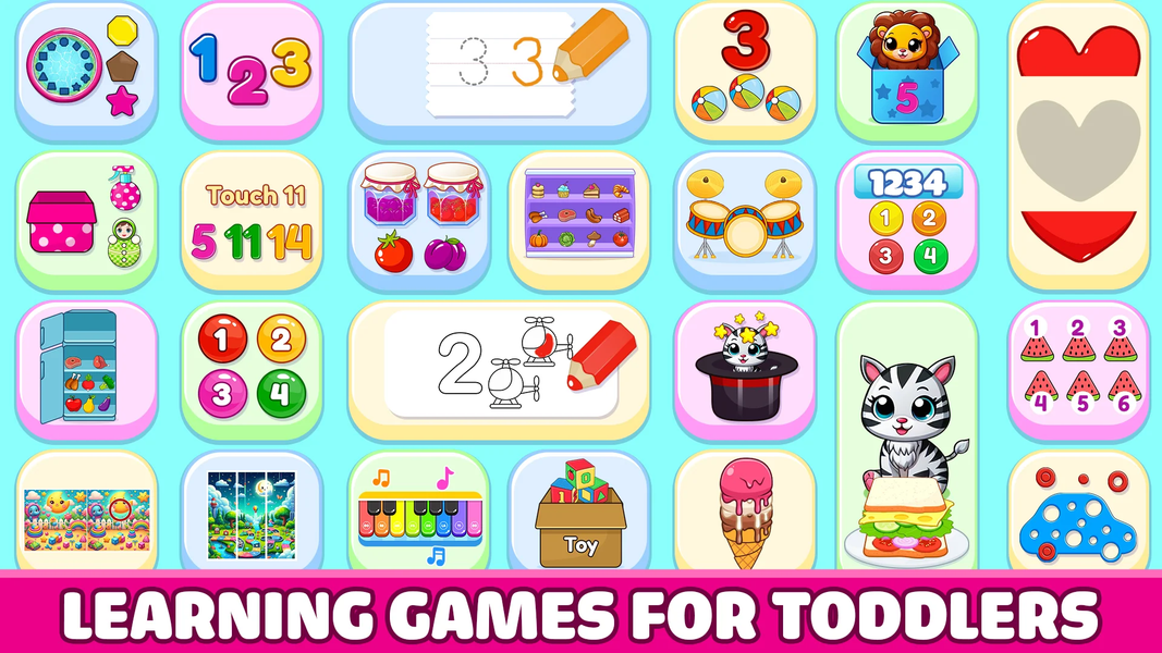Toddler Games for 2+ Year Kids - Gameplay image of android game