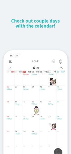 Couple Widget : Love Countdown - عکس برنامه موبایلی اندروید