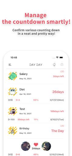 DAY DAY Widget : Countdown - عکس برنامه موبایلی اندروید