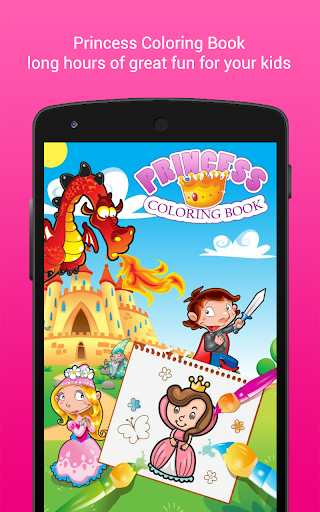 Coloring Book Princess Girls - Gameplay image of android game
