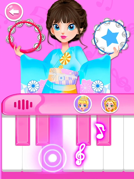 Princess Piano: Music Games - عکس بازی موبایلی اندروید