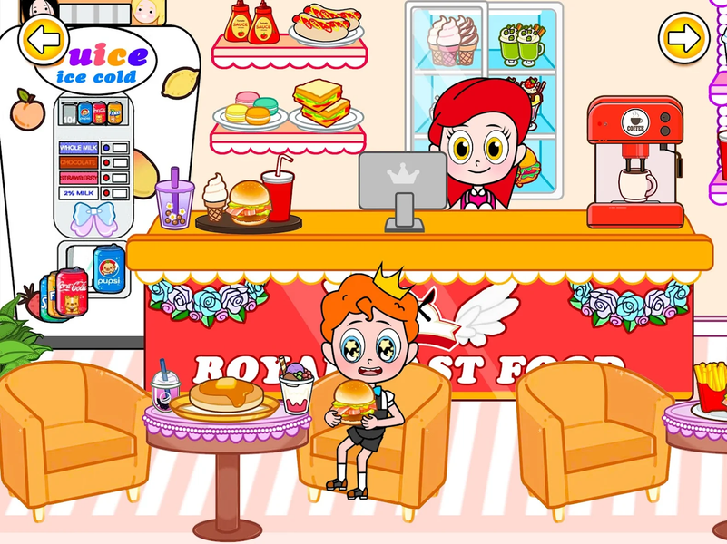 Toka Boka Life Princess Games - Gameplay image of android game