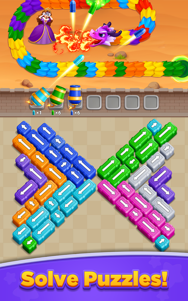 Princess Rescue: Color Puzzle - Gameplay image of android game