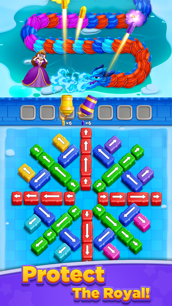Princess Rescue: Color Puzzle - Gameplay image of android game