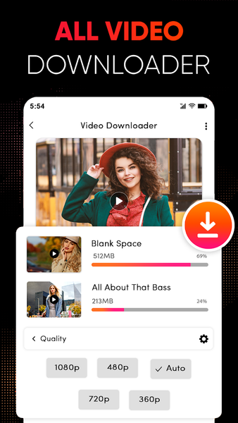 All Video Downloader HD App - عکس برنامه موبایلی اندروید