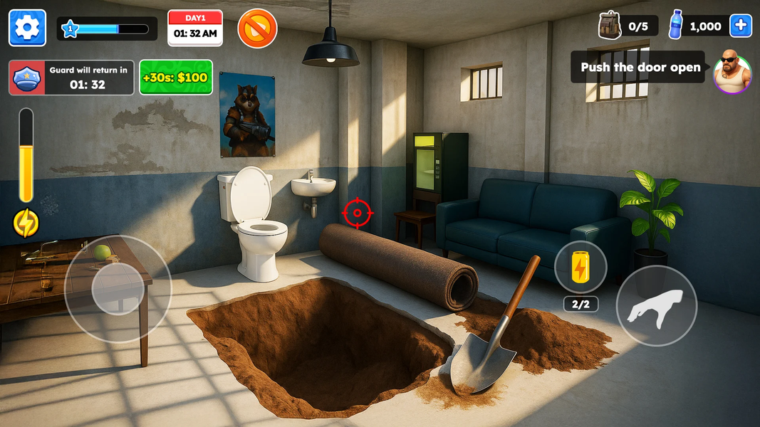 Prison Escape: Dig & Run - عکس بازی موبایلی اندروید