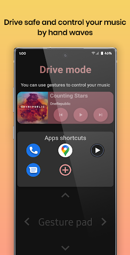 Motion Sense: Control by Waves - Image screenshot of android app