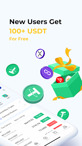 BingX Trade BTC, Buy Crypto - Image screenshot of android app