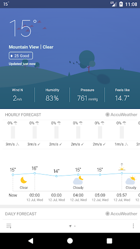 Weather Mate (Weather M8) - عکس برنامه موبایلی اندروید