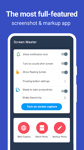 ScreenMaster:Screenshot Markup - عکس برنامه موبایلی اندروید