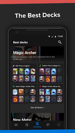 Deck Shop for Clash Royale - Image screenshot of android app
