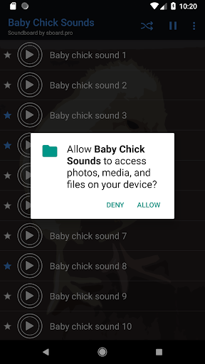 Baby chick sounds - عکس برنامه موبایلی اندروید
