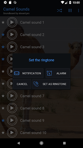 Camel Sounds - عکس برنامه موبایلی اندروید