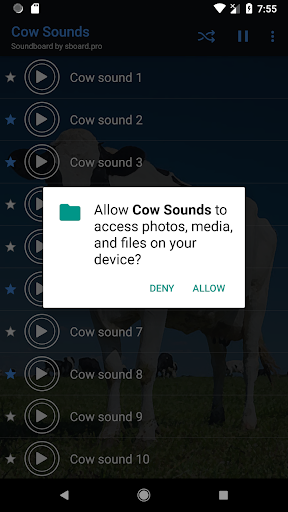 Cow Sounds - Image screenshot of android app