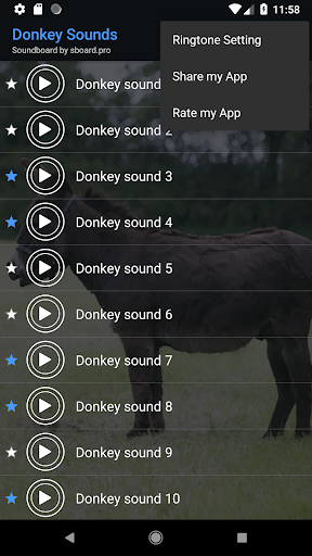 Donkey sounds - عکس برنامه موبایلی اندروید