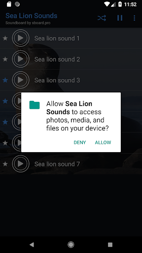 Sea lion sounds - عکس برنامه موبایلی اندروید